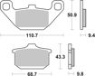 BREMBO Bremsbeläge für Motorräder