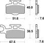 BREMBO Brake pad for motorcycle