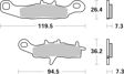 BREMBO Brake pad for motorcycle