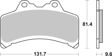 BREMBO Brake pad for motorcycle
