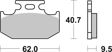 BREMBO Brake pad for motorcycle