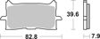 BREMBO Brake pad for motorcycle