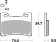 BREMBO Brake pad for motorcycle