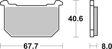 BREMBO Brake pad for motorcycle