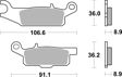BREMBO Brake pad for motorcycle