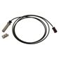 SWAG/FEBI Raddrehzahlsensor 879574 Anschlussanzahl: 2, Widerstand [Ohm]: 1250, Einbauposition: Hinterachse links, Kabellänge [mm]: 1950, Ergänzungsartikel/Ergänzende Info: mit Buchse 1.
