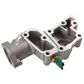 SWAG/FEBI Thermostatgehäuse 11097608 Anschlussanzahl: 2, Material: Aluminium, Ergänzungsartikel/Ergänzende Info: mit Kühlmitteltemperatursensor, Ergänzungsartikel/Ergänzende Info 2: mit Sensor 2.