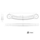 SWAG/FEBI Querlenker 11283852 Innendurchmesser [mm]: 12, Material: Stahlblech, Lenkerart: Querlenker, Einbauposition: Hinterachse rechts, oben, Service Information beachten: 3.