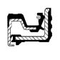 CORTECO Wheel hub seal 233587 Height [mm]: 17, Inner Diameter [mm]: 100, Outer Diameter [mm]: 130, Material: NBR (nitrile butadiene rubber) 4.