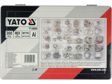 YATO Dichtringsatz 11647388 Aluminium-Unterleg-Set 300 Stück. Abmessungen: 5x9x1 mm – 28x36x2 mm (30 Größen). Material: Aluminium. Anwendung: zum Abdichten von Ölablasskerzen in der Automontage. Lagerung: Plastikkassette mit Fach. 2.
