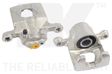 SBS Bremssattel 956284 Einbauposition: Hinterachse rechts, hinter der Achse, Herstellereinschränkung: AKEBONO, Kolbendurchmesser [mm]: 35, für Bremsscheibendicke [mm]: 9, Bremsscheibenart: voll, für Bremsscheibendurchmesser [mm]: 292, Material: Gusseisen 1.
