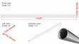 NOVAK Aluminiumbeschichteter Auspuff 910761 Länge [m]: 1,95, Außendurchmesser [mm]: 45, Innendurchmesser [mm]: 45, Dicke/Stärke [mm]: 1,5, Form: gerade 
Länge [mm]: 1000, Außendurchmesser [mm]: 45, Innendurchmesser [mm]: 42, Dicke/Stärke [mm]: 1,5, Rohrbogen [°]: 0, Form: gerade 2.