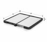 TECNECO FILTERS Innenraumluftfilter 84056 Länge [mm]: 296, Breite [mm]: 234, Höhe [mm]: 13, Filterausführung: Partikelfilter 1.