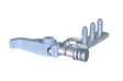 HELLA Batteriepolklemme 10269023 Batteriepoldurchmesser [mm]: 15,9, Spannung von [V]: 12, Spannung bis [V]: 24, Temperaturbereich von [°C]: -40, Temperaturbereich bis [°C]: +120, Material: Messing, Oberfläche: verzinnt, Farbe: grau, Batterieklemmenausführung: für Minuspol, Einbauposition: Mitte, Montage/Demontage durch Fachpersonal erforderlich!: 2.