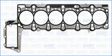 AJUSA Zylinderkopfdichtung 815610 Mehrschichtiger Metalleinsatz. Nur mit 81039900
Durchmesser [mm]: 84,5, Kerben-/Lochanzahl: 2, Kolbenüberstand ab [mm]: 0,92, Kolbenüberstand bis [mm]: 1,03, Dicke/Stärke [mm]: 1,5 2.