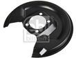 SWAG/FEBI Spritzblech, Bremsscheibe 11713130 Einbauposition: Hinterachse links, Service Information beachten: 1.