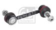 SWAG/FEBI Stabilisator 11714082 Länge [mm]: 115, Außengewindemaß: M10 x 1,25, Gewindelänge [mm]: 28, Material: Stahl, Stange/Strebe: Koppelstange, Durchmesser [mm]: 1, Einbauposition: Hinterachse links, Hinterachse rechts, Ergänzungsartikel/Ergänzende Info: mit Muttern 1.