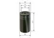 BOSCH Ölfilter 255601 Filterausführung: Anschraubfilter, Höhe [mm]: 177, Gewindemaß: 1" 12 UNF, Außendurchmesser [mm]: 93, Dichtringaußendurchmesser [mm]: 71, Dichtringinnendurchmesser [mm]: 62, Öffnungsdruck Umgehungsventil [bar]: 1,6, Ergänzungsartikel/Ergänzende Info 2: mit einem Rücklaufsperrventil 5.