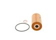 BOSCH Ölfilter 255843 Filterausführung: Filtereinsatz, Ergänzungsartikel/Ergänzende Info: mit Dichtungen, Höhe [mm]: 133, Außendurchmesser [mm]: 78, Innendurchmesser 1 [mm]: 23 3.
