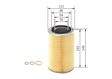 BOSCH Ölfilter 255846 Filterausführung: Filtereinsatz, Ergänzungsartikel/Ergänzende Info: mit Dichtungen, Höhe [mm]: 249, Außendurchmesser [mm]: 120, Innendurchmesser 1 [mm]: 56 5.