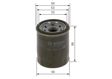BOSCH Ölfilter 255916 Filterausführung: Anschraubfilter, Höhe [mm]: 86, Gewindemaß: M 20 x 1,5, Außendurchmesser [mm]: 66, Dichtringaußendurchmesser [mm]: 63, Dichtringinnendurchmesser [mm]: 55, Öffnungsdruck Umgehungsventil [bar]: 1,15, Ergänzungsartikel/Ergänzende Info 2: mit einem Rücklaufsperrventil 5.