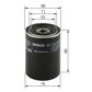 BOSCH Ölfilter 255873 Filterausführung: Anschraubfilter, Höhe [mm]: 81, Gewindemaß: 3/4" 16 UNF, Außendurchmesser [mm]: 76, Dichtringaußendurchmesser [mm]: 72, Dichtringinnendurchmesser [mm]: 63 5.