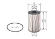 BOSCH Ölfilter 255750 Filterausführung: Filtereinsatz, Ergänzungsartikel/Ergänzende Info: mit Dichtungen, Höhe [mm]: 159, Außendurchmesser [mm]: 90, Innendurchmesser 1 [mm]: 29 5.