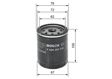BOSCH Ölfilter 738214 Filterausführung: Anschraubfilter, Höhe [mm]: 100, Gewindemaß: 13/16" 16 UN, Außendurchmesser [mm]: 76, Dichtringaußendurchmesser [mm]: 72, Dichtringinnendurchmesser [mm]: 62 5.