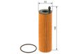 BOSCH Ölfilter 738216 Filterausführung: Filtereinsatz, Ergänzungsartikel/Ergänzende Info: mit Dichtung, Höhe [mm]: 190, Außendurchmesser [mm]: 53 5.
