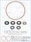 AJUSA Antriebsmotor-Dichtungssatz 11729863 Anzahl Teile [tlg.]: 33, Einbauposition: 1. Hinterachse 2.