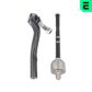 OPTIMAL Tie rod axle joint 10412016 Fitting Position: Front Axle Left, Length [mm]: 411, Required quantity: 1, Cone Size [mm]: 16, External Thread 1 [mm]: M14 x 1,50 RHT M, External Thread 2 [mm]: M16 x 1,50 RHT M 3.