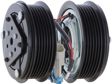 ACAUTO Klimakompressor Magnetkupplung 11429732 Herstellereinschränkung: DELPHI. Kompressorkennung: QS90. Durchmesser 1/2 [mm]: 103. 94. Raddurchmesser für Lager [mm]: 32. 47. Drucklagerhöhe [mm]: 18
Durchmesser 1/Durchmesser 2 [mm]: 103, 94, für Radlagerdurchmesser [mm]: 32, 47, 18, Herstellereinschränkung: DELPHI, OPEL, Steckerausführung-ID: CHEVROLET, OPEL, Kenngröße: V6, Kompressor-ID: QS90, Höhe Ausrücklager [mm]: 18 4.