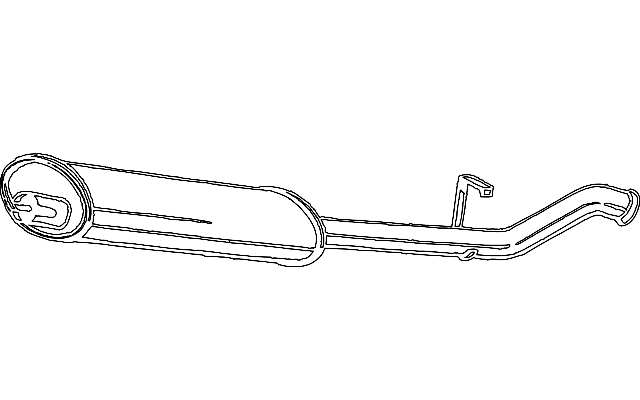 BOSAL Auspufftopf 560062 hintere