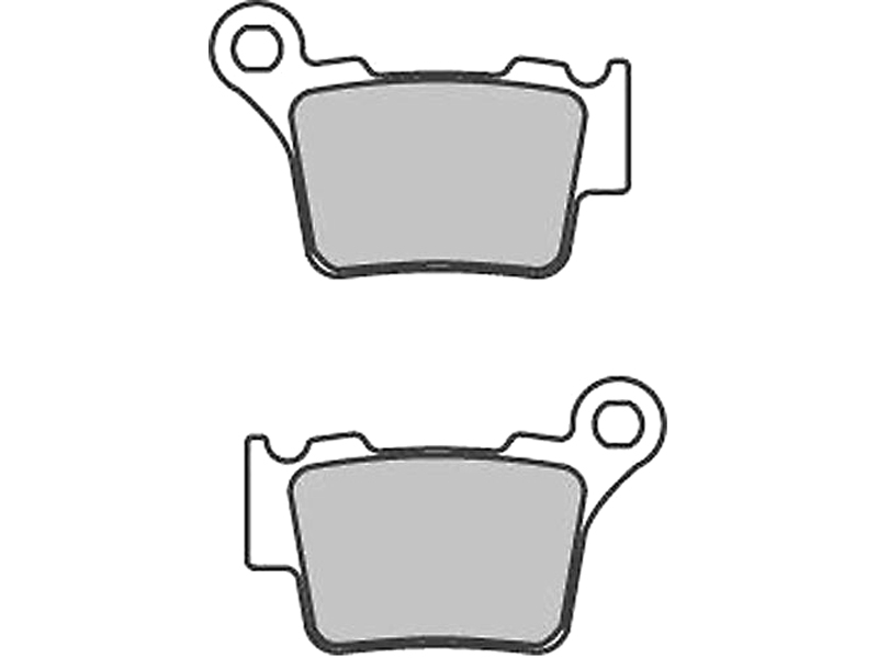 FERODO Brake pad for motorcycle 761470 Road/terrain, Road/Off Road P, Platinum, Set, for a Brake Discs!