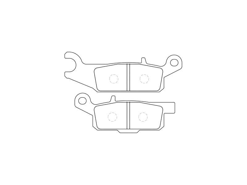 FERODO Brake pad for motorcycle 761514 Field, off Road SG, Sintergrip, Set, For a Brake Discrem!