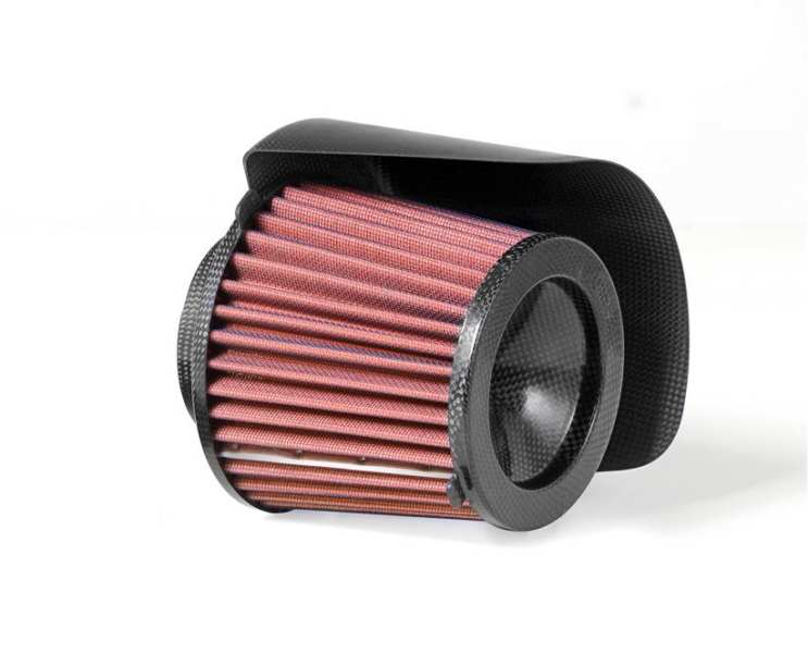 BMC Luftfilter - Sport 10787461 Kohlenstoffrennfilter, Universal D = 90 mm
