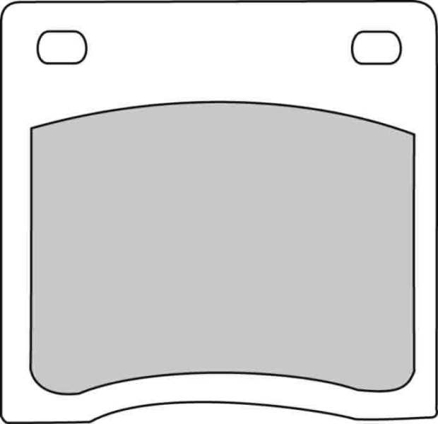 FERODO Brake pad for motorcycle 761532 Road, Road PRP, Polished rotor bench, set for a brake disc!
