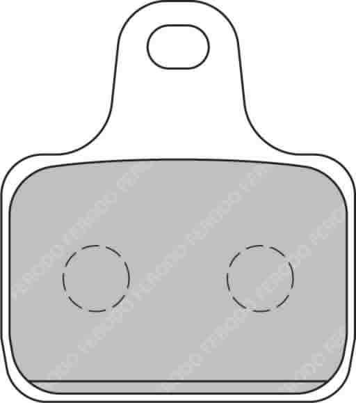 FERODO Brake pad for motorcycle 761554 Race, Race CP1, Set to a Brake Discs!, 4 Stocks