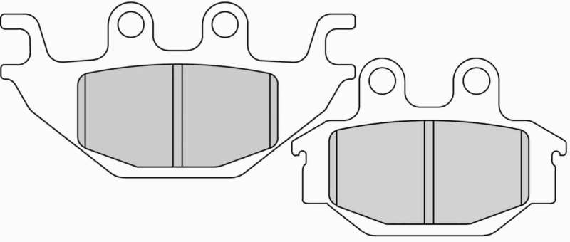 FERODO Brake pad for motorcycle 761559 Road/terrain, Road/Off Road P, Platinum, Set, for a Brake Discs!
Version: Platinum, Width [mm]: 73,3, Width 2 [mm]: 94,4, Height [mm]: 47,3, Height 2 [mm]: 47,5, Thickness [mm]: 10,9, Thickness 2 [mm]: 8,6, Container Type: Carton