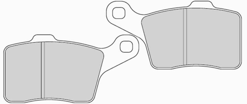 FERODO Brake pad for motorcycle 761584 Race, Race CP1, set for a brake disc!