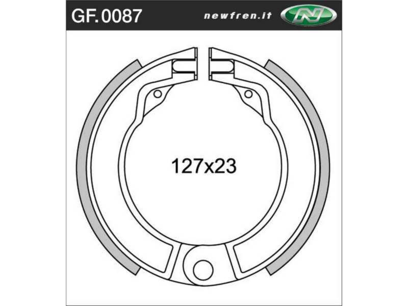 NEWFREN Brake shoe for motorcycle 10469248 