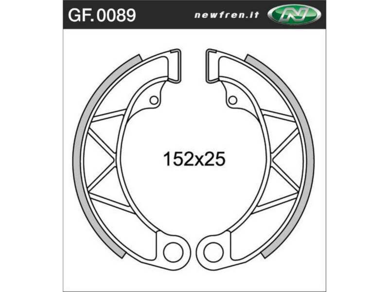 NEWFREN Brake shoe for motorcycle 10469250 
