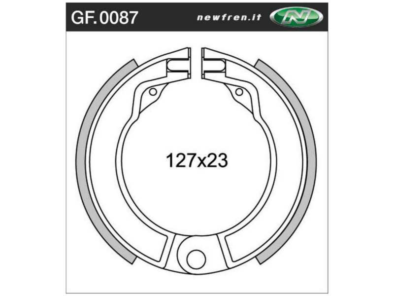 NEWFREN Brake shoe for motorcycle 10469249 WATERPROOF