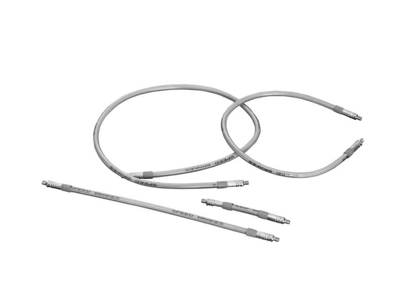 HIGHWAY HAWK Bremsleitung 118024 850 mm, Metallbremse/Kupplungsrohr mit durchscheinender Abdeckung