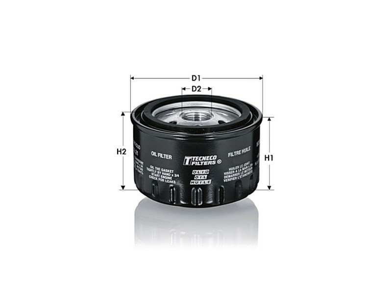 TECNECO FILTERS Ölfilter 81217 Öffnungsdruck Umgehungsventil [bar]: 0,8, Höhe [mm]: 49, Gewindemaß: M 20 X 1.5, Außendurchmesser [mm]: 87, Filterausführung: Anschraubfilter, Ergänzungsartikel/Ergänzende Info 2: mit einem Rücklaufsperrventil, Innendurchmesser 1 [mm]: 62, Innendurchmesser 2 [mm]: 72