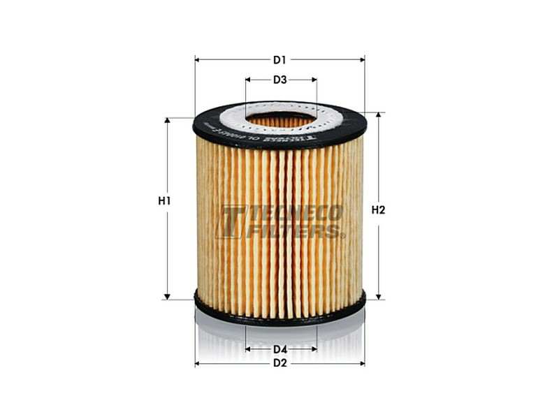 TECNECO FILTERS Ölfilter 81226 Höhe [mm]: 79, Innendurchmesser [mm]: 41, Außendurchmesser [mm]: 74, Filterausführung: Filtereinsatz, Innendurchmesser 1 [mm]: 41