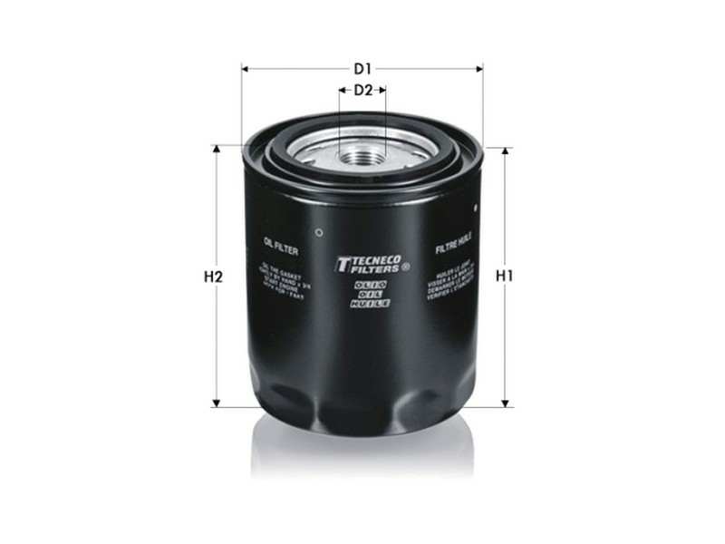 TECNECO FILTERS Ölfilter 81100 Höhe [mm]: 122, Gewindemaß: 3/4, Durchmesser 3 [mm]: 65, Durchmesser 4 [mm]: 73, Außendurchmesser [mm]: 99, Filterausführung: Anschraubfilter