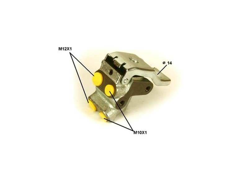 FERODO Bremskraftregler 194763 Bremssystem: Bendix, Material: Gusseisen, Gebindeart: Schachtel 1.