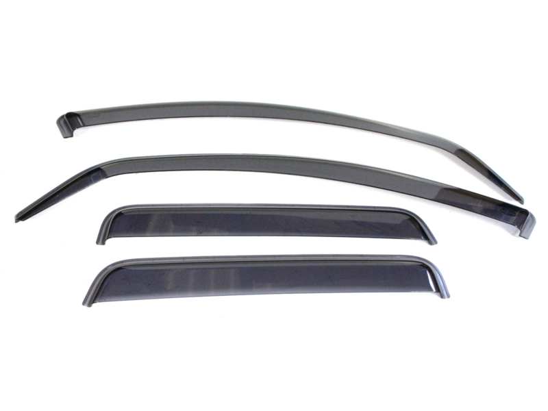 SZATUNA Luftabweiser 698777 Front+Heckset (4 PCs), Dacia Duster, 5 Türen, 2010-2017, können in Gummisiegel nicht klebrig installiert werden. Geprägte Form. Im Durchschnitt 7 cm breit. Es geht durch die gesamte Länge des Fensterrahmens. Transparente Rauchfarbe. Boxinhalt: 1 Set (vorne+hinterher) Luftabweiser, Zeichnungsanweisungen, Befestigungselemente.