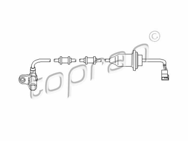 HANS-PRIES Raddrehzahlsensor 710213 Hinterachse links
Einbauseite: Hinterachse links, Ergänzungsartikel/Ergänzende Info 2: mit Kabel, Länge [mm]: 705, Brems-/Fahrdynamik: für Fahrzeuge mit ABS